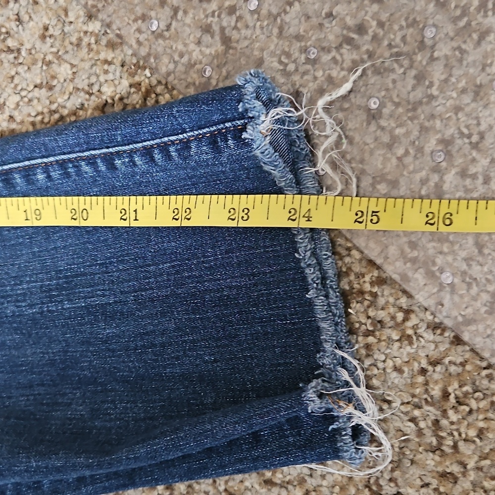 Loft Distressed Blue Jeans - Picture 6 of 9